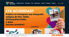 Desktop Screenshot of parcvalles.com